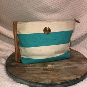 Canvas Tommy Hilfiger striped Wristlet
